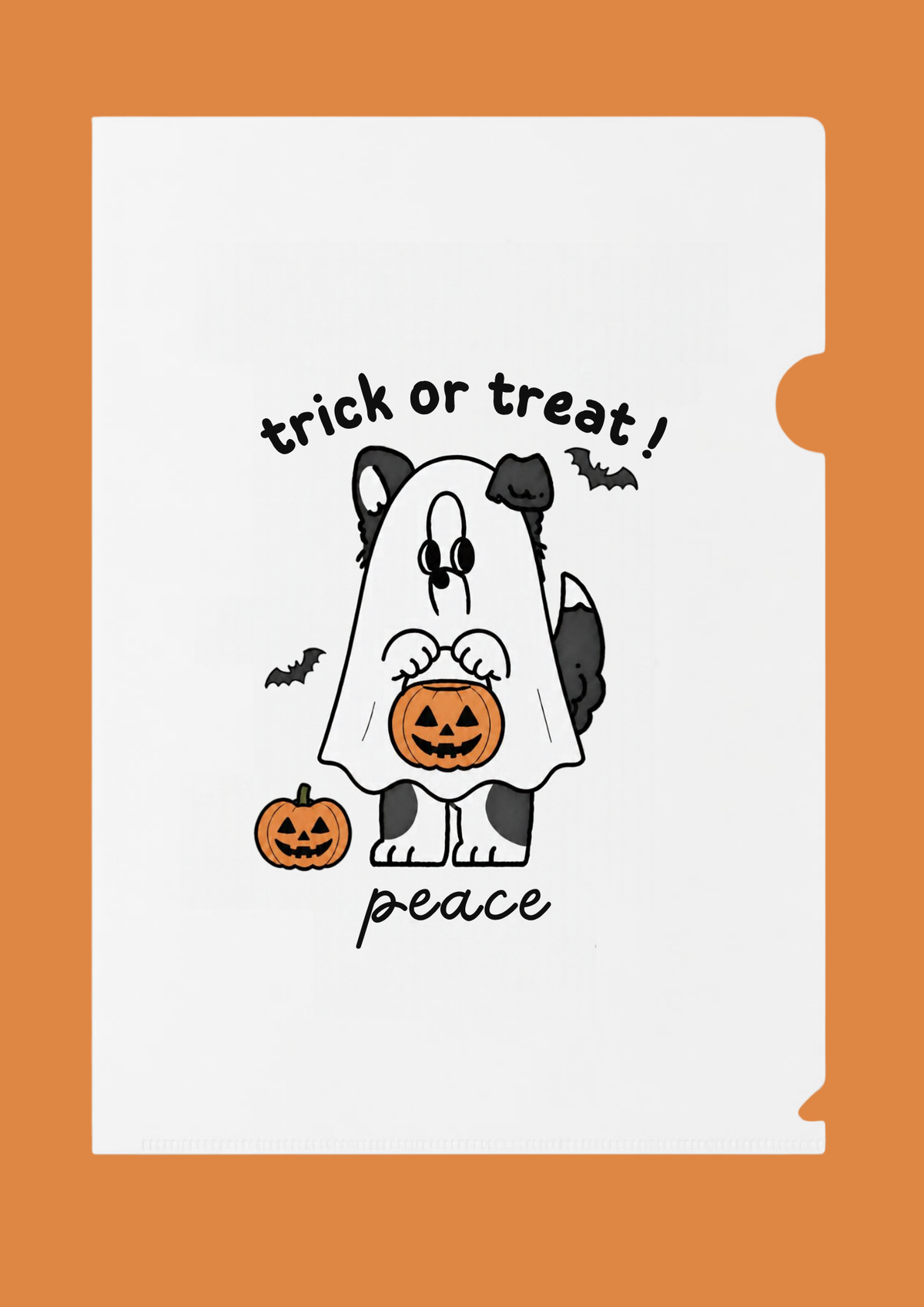 ハロウィンおやつセット|まぐろぶし・にぼし・A4クリアファイル
