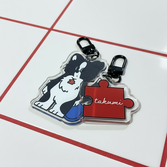 うちの子アクキー赤パズル