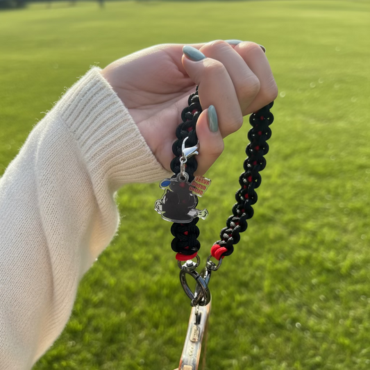 スマホストラップ【ブラック】DASH