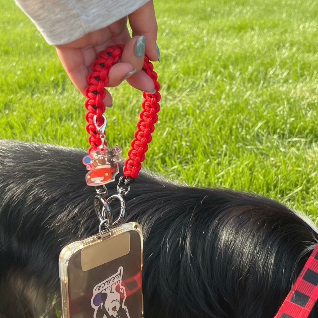 スマホストラップ【ドライブ】レッド