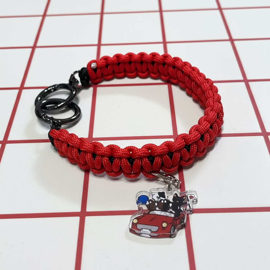 スマホストラップ【ドライブ】レッド