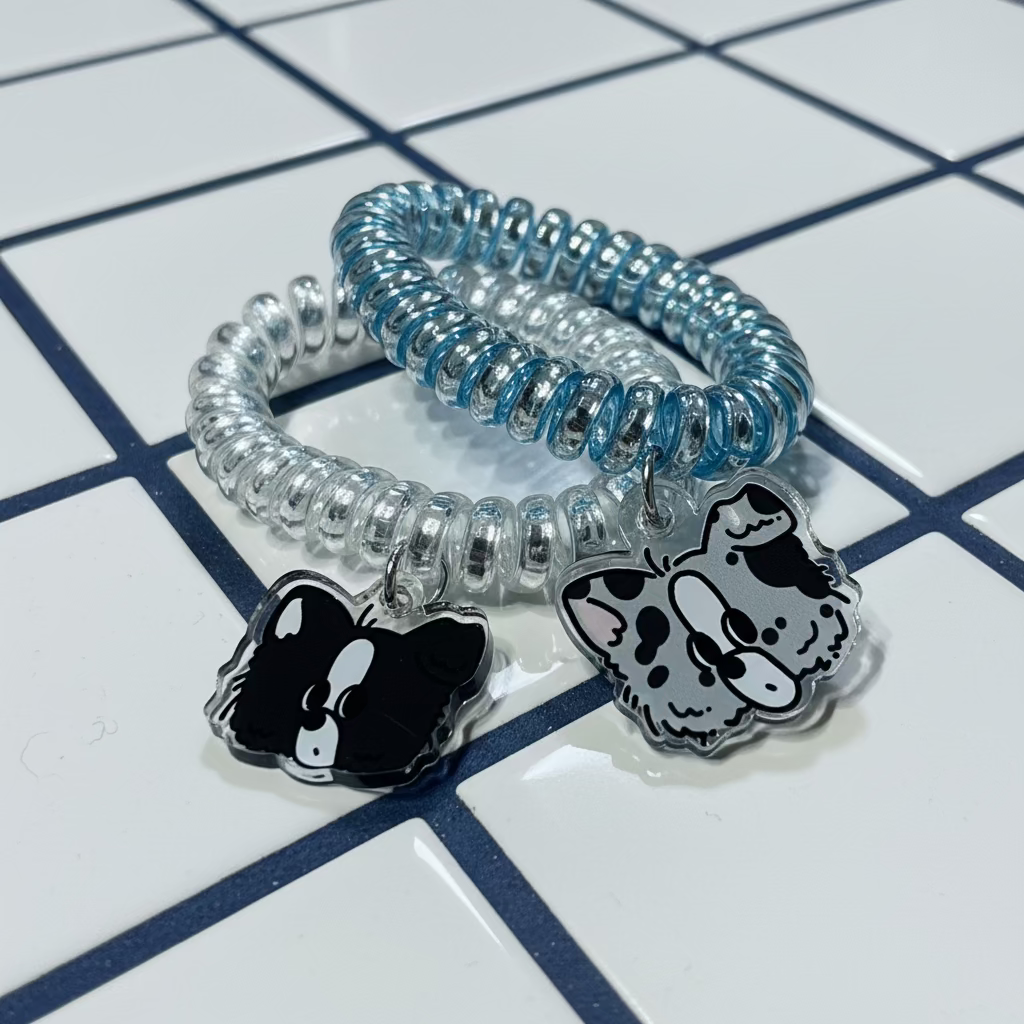 ヘアゴム2個セットピースマール