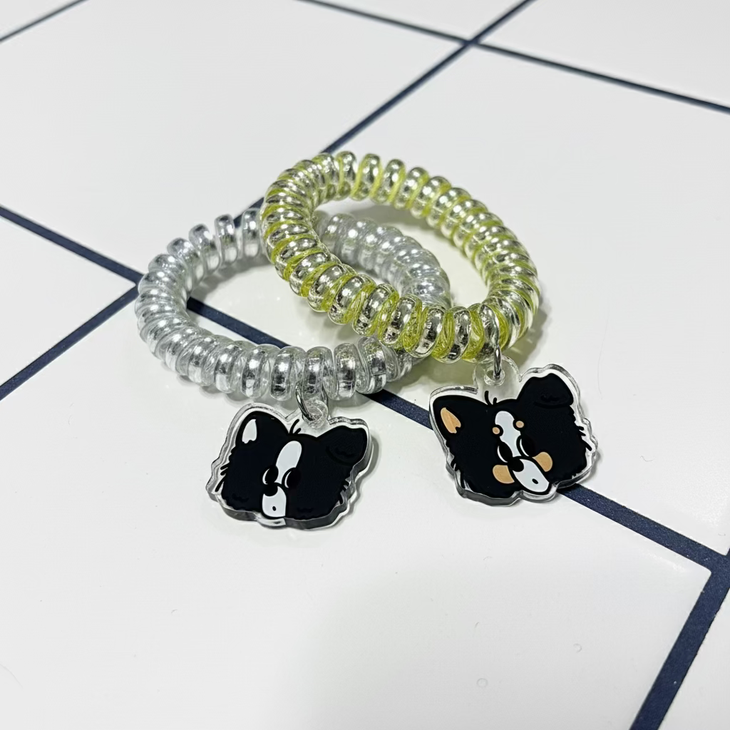 ヘアゴムパステルピーストライ