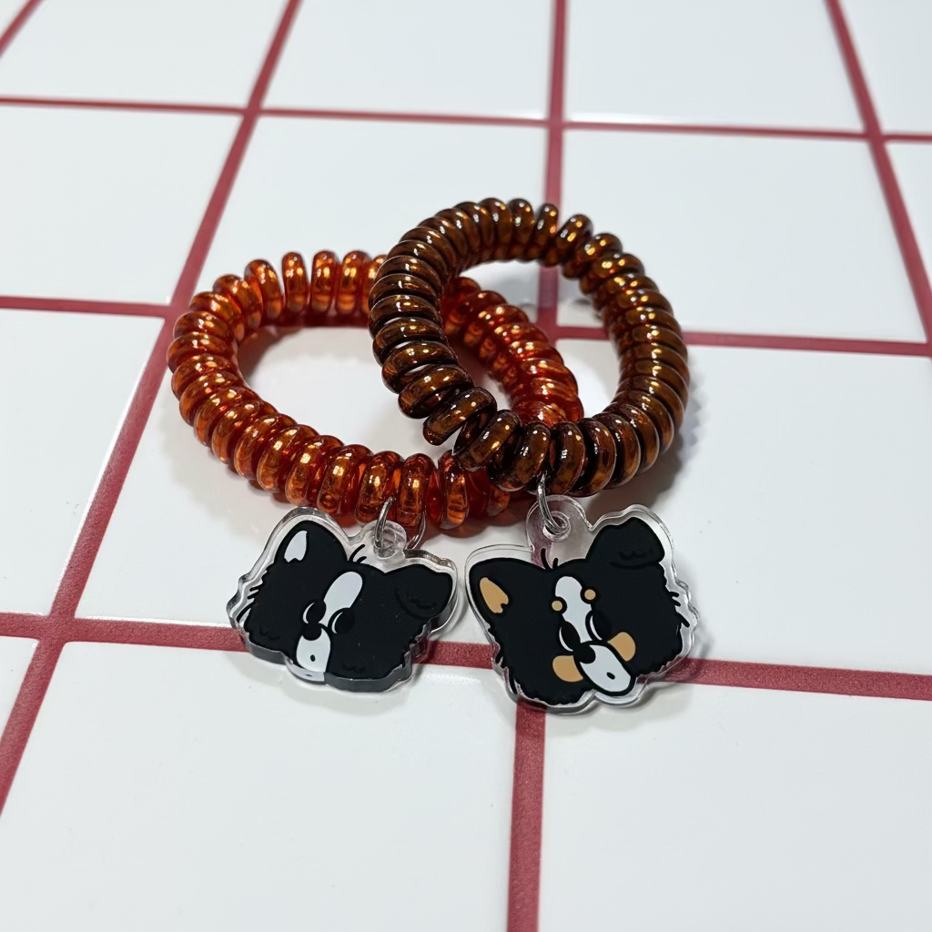 ヘアゴムこっくりピーストライ