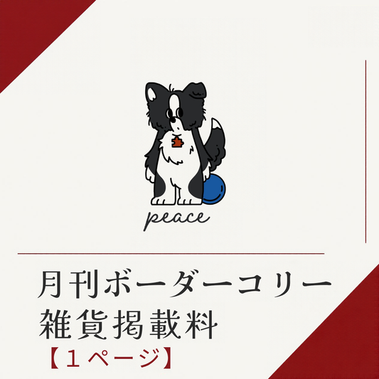 月刊ボーダーコリー創刊号｜雑貨掲載料【1ページ】